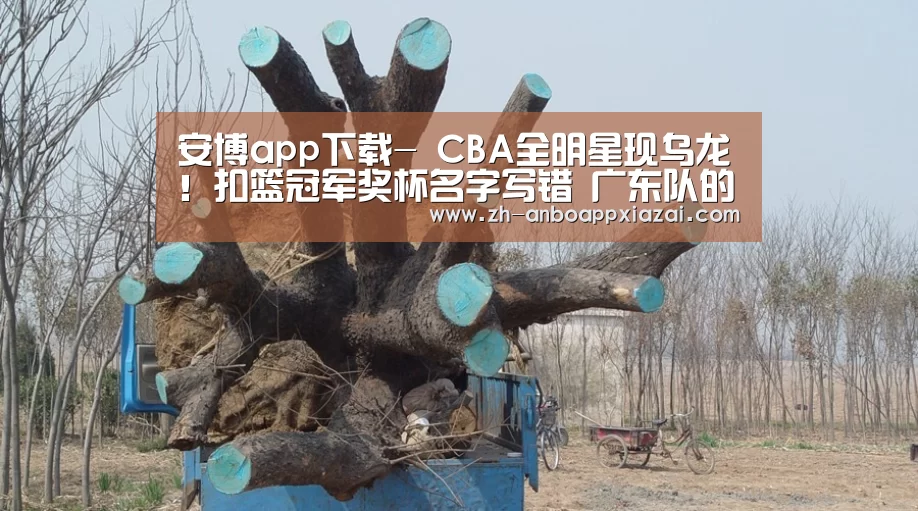 安博app下载-
CBA全明星现乌龙!扣篮冠军奖杯名字写错 广东队的教训还不深刻吗(图2) 安博app下载